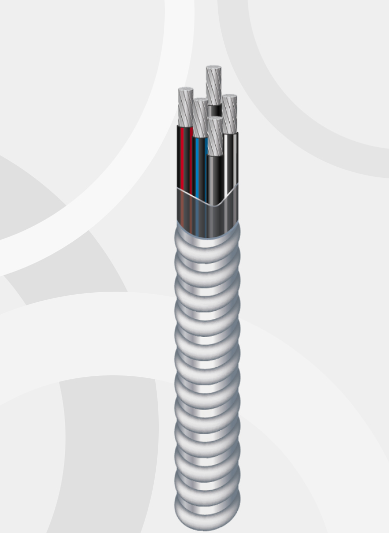 8000 Series Aluminium Alloy Conductor ,Type XHHW-2 Metal-Clad(MC) Cable