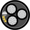 Aluminum Tray Cable,XHHW-2 Insulation,PVC Jacket