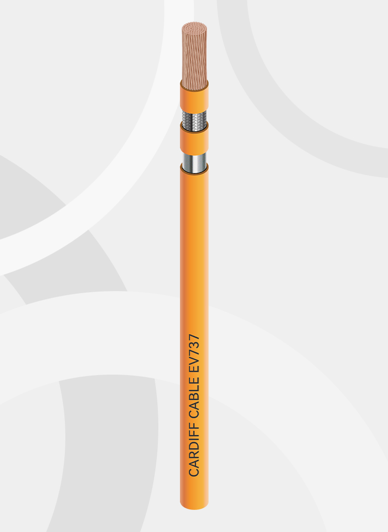 125°C Irradiated Cross-linked Shielded Cable EV737