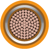 125°C Irradiated Cross-linked Shielded Cable EV737