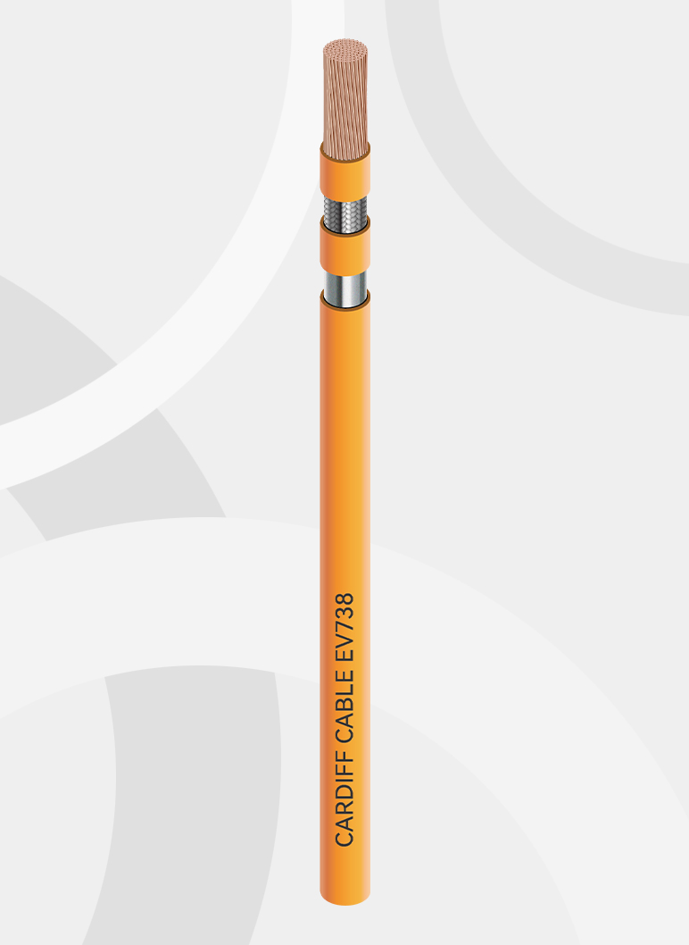 150°C Irradiated Cross-linked Unshielded Cable EV 738